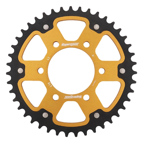 Supersprox Gold Stealth Sprocket For Kawasaki ER-6N 2009-2010, ZX10RR 2018 RST-478-43-GLD - main